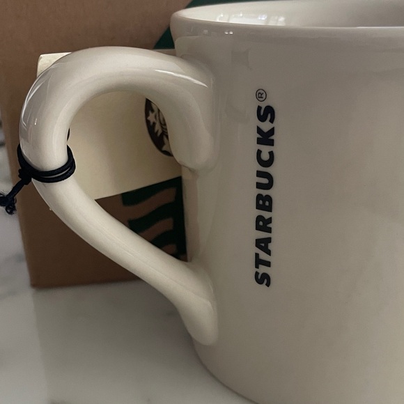 BNWT Starbucks 2013 Hawaii Mug with Teal (green/blue) Wave design 14oz - Picture 4 of 4